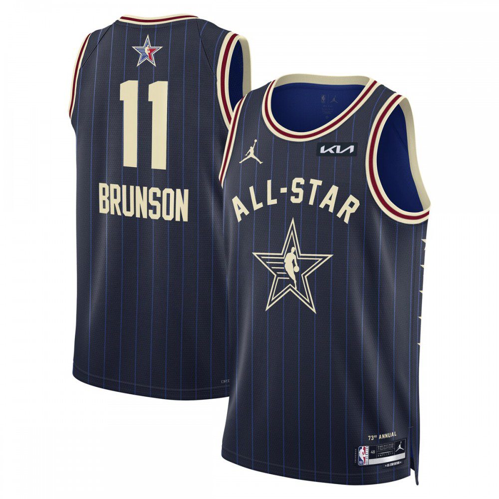 Jalen Brunson Jordan Brand Unisex 2024 NBA All-Star Game Swingman Jersey - Navy-Pro Kit Vault | Brand New 26/27 Sports Jerseys